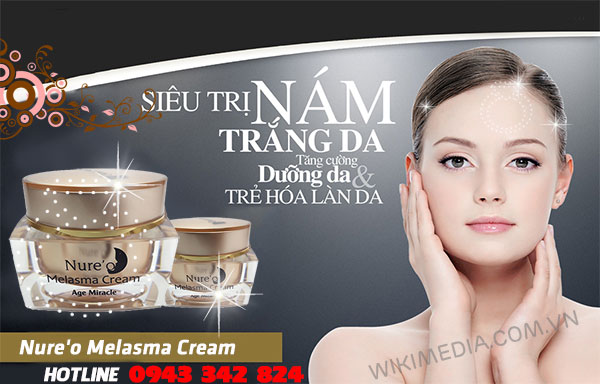 Kem trị nám, tàn nhang chính hãng Korian Beauty - Nure'o Melasma Cream
