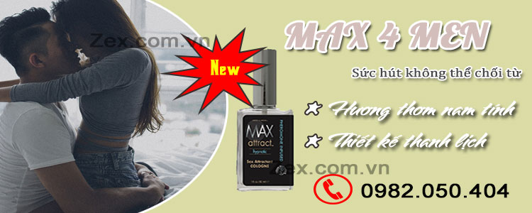 Nước hoa kích dục nữ dạng xịt Max 4 Men